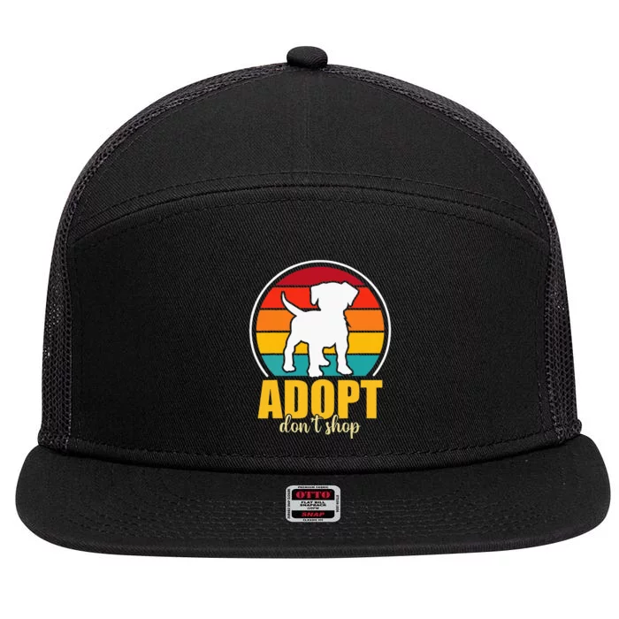 Adopt DonT Shop 7 Panel Mesh Trucker Snapback Hat