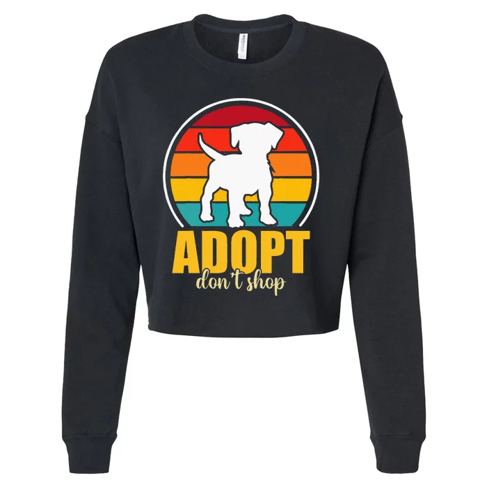 Adopt DonT Shop Cropped Pullover Crew