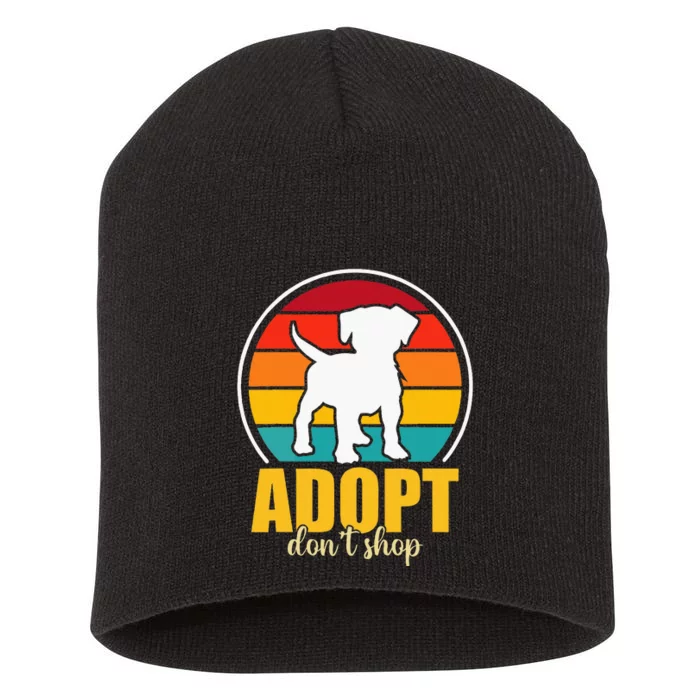 Adopt DonT Shop Short Acrylic Beanie