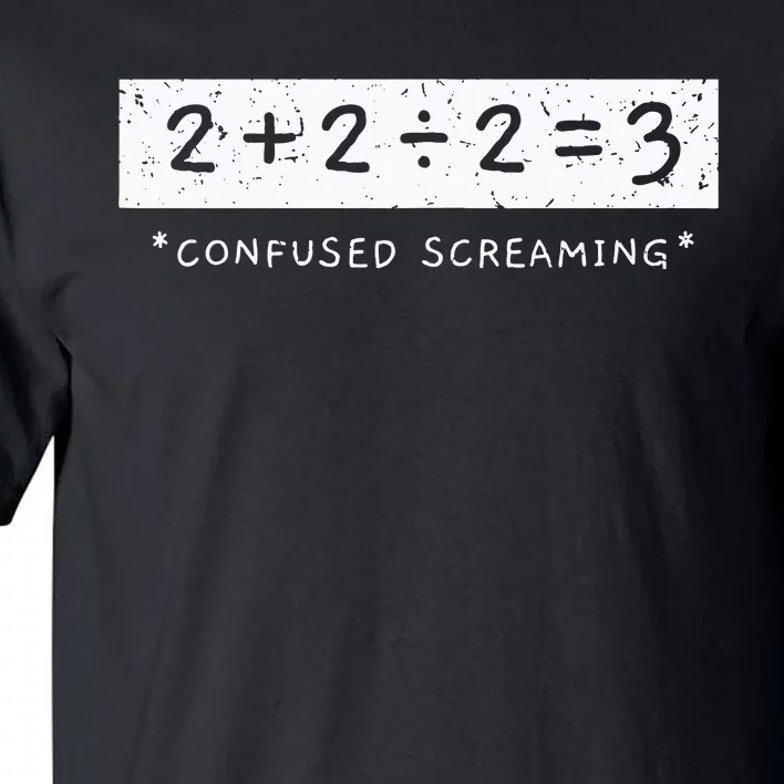 Addition Division Subtraction Equals Math Learning Ability Tall T-Shirt