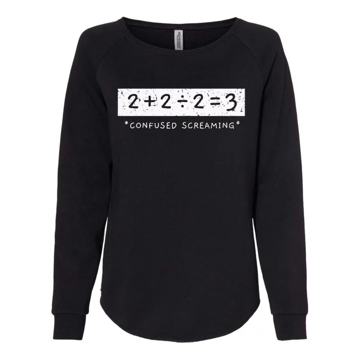 Addition Division Subtraction Equals Math Learning Ability Womens California Wash Sweatshirt