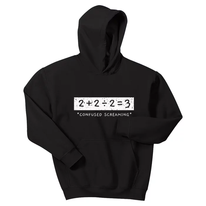 Addition Division Subtraction Equals Math Learning Ability Kids Hoodie