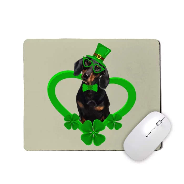 Awesome Dachshund Saint Patrick's Day Dog Dad Mom Mousepad