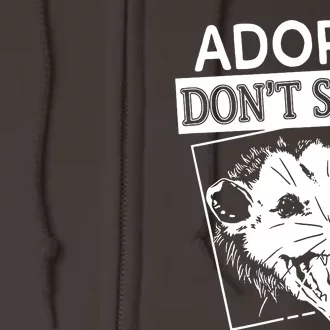 Adopt DonT Shop Full Zip Hoodie