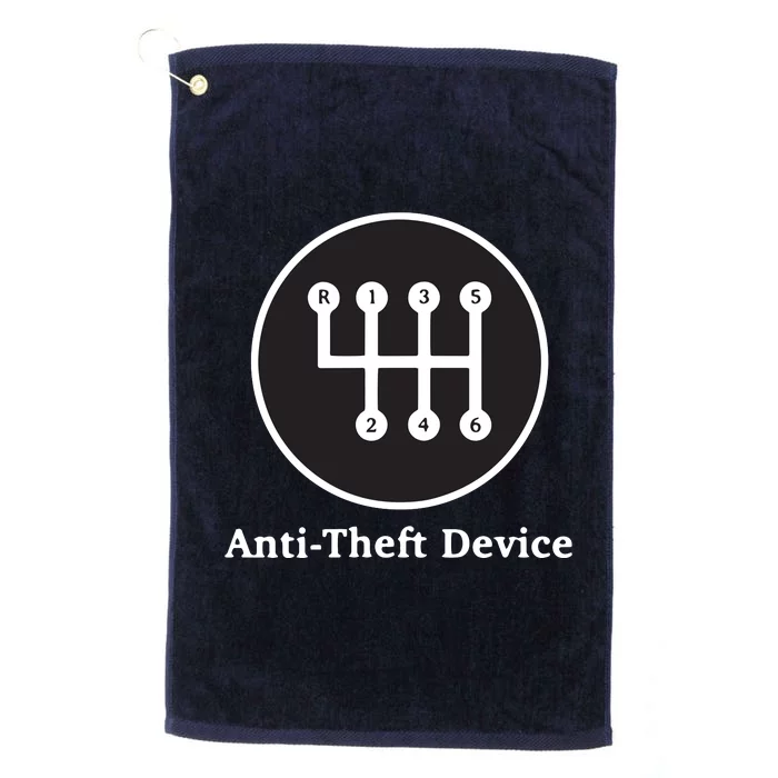 AntiTheft Device Shift For Car Lovers Gearheads Platinum Collection Golf Towel