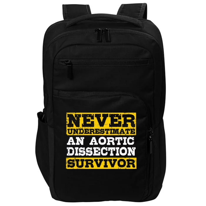 Aortic Dissection Survivor Recovery Get Well Impact Tech Backpack