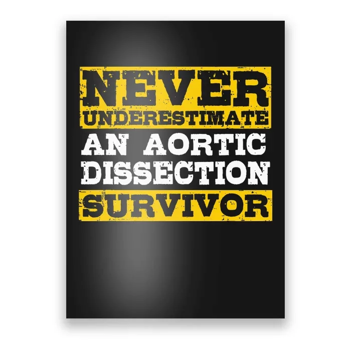 Aortic Dissection Survivor Recovery Get Well Poster