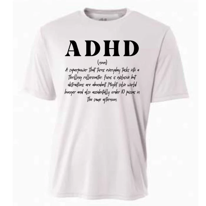 Adhd Definition Supporter Cooling Performance Crew T-Shirt