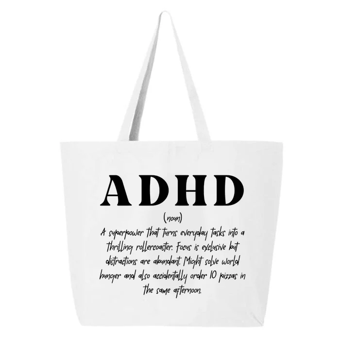 Adhd Definition Supporter 25L Jumbo Tote