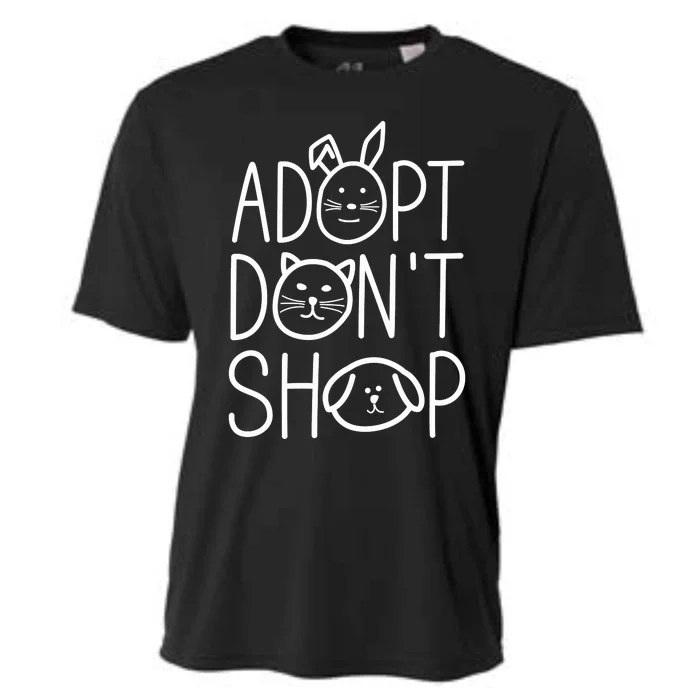 Adopt Dont Shop Animal Rescue Gift For Animal Lovers Cooling Performance Crew T-Shirt