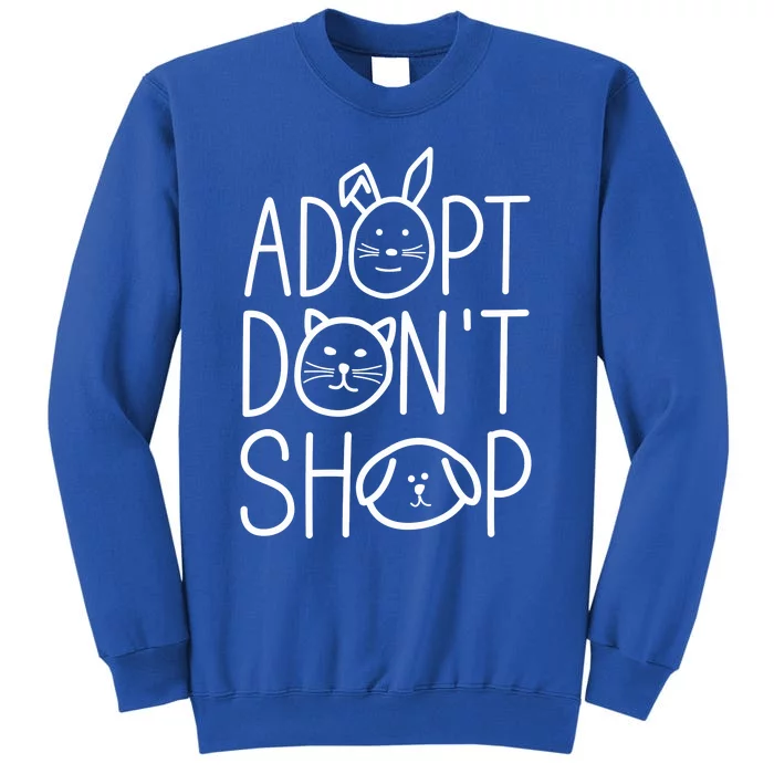 Adopt Dont Shop Animal Rescue Gift For Animal Lovers Sweatshirt