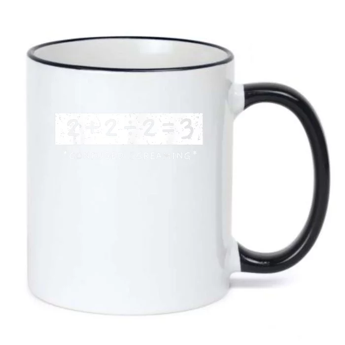 Addition Division Subtraction Equals Math Learning Ability Black Color Changing Mug