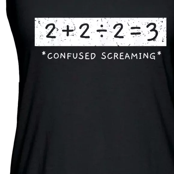 Addition Division Subtraction Equals Math Learning Ability Ladies Essential Flowy Tank