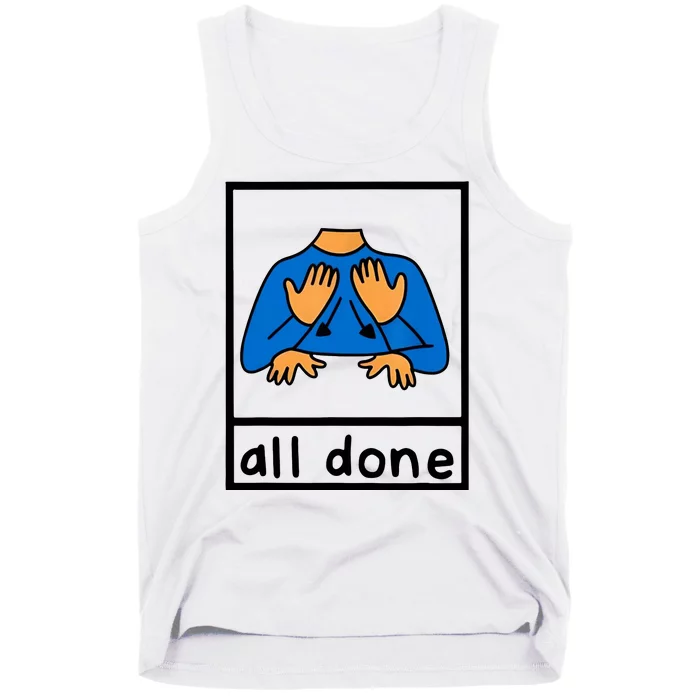 All Done Sign Language Tank Top