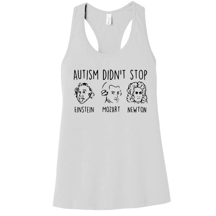 Autism Didnt Stop Women's Racerback Tank