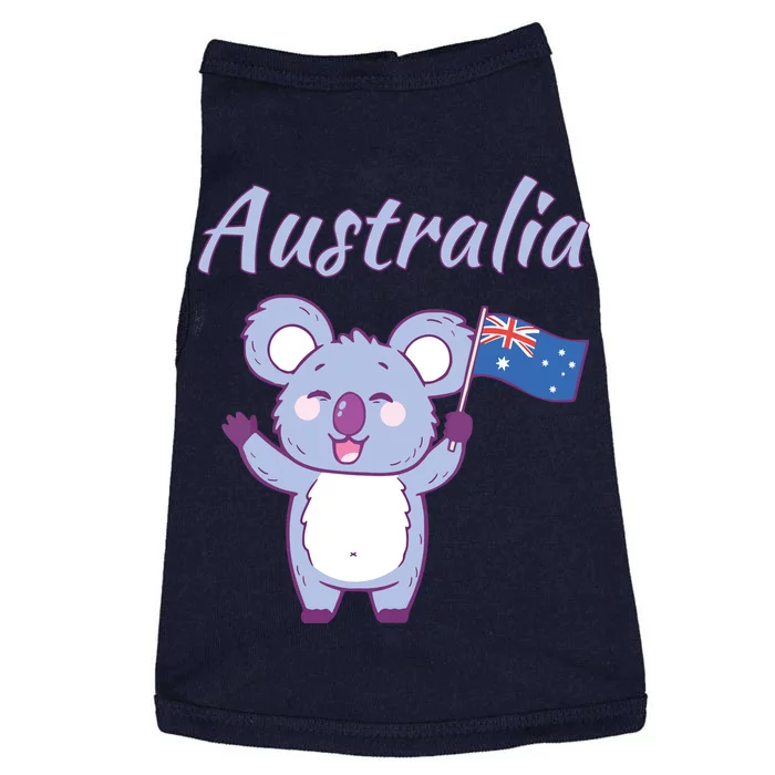 Australia Day Shirts Funny Koala Australian Flag Doggie Tank