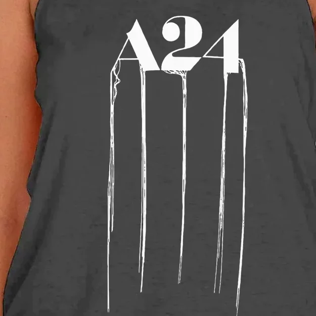 A24 Death Standing Women's Knotted Racerback Tank