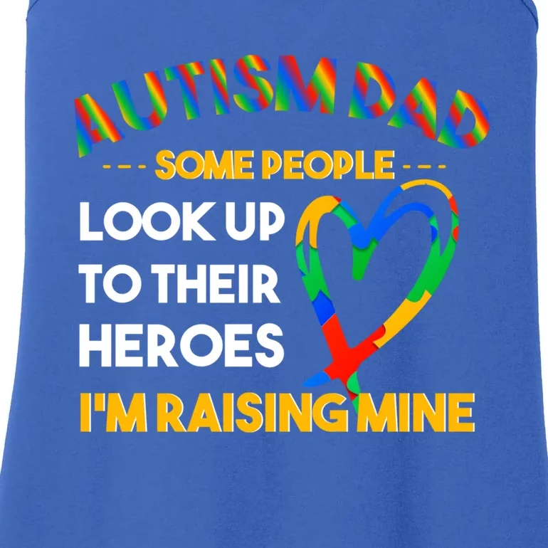 Autism Dad Some People Rising A Hero For Proud Autism Dad Gift Ladies Essential Tank