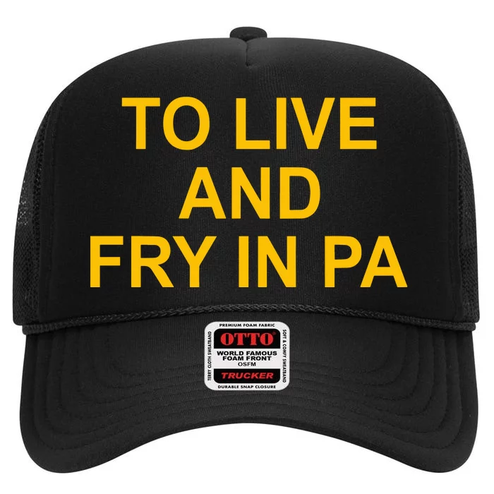 Aaron Donald To Live And Fry In Pa High Crown Mesh Trucker Hat