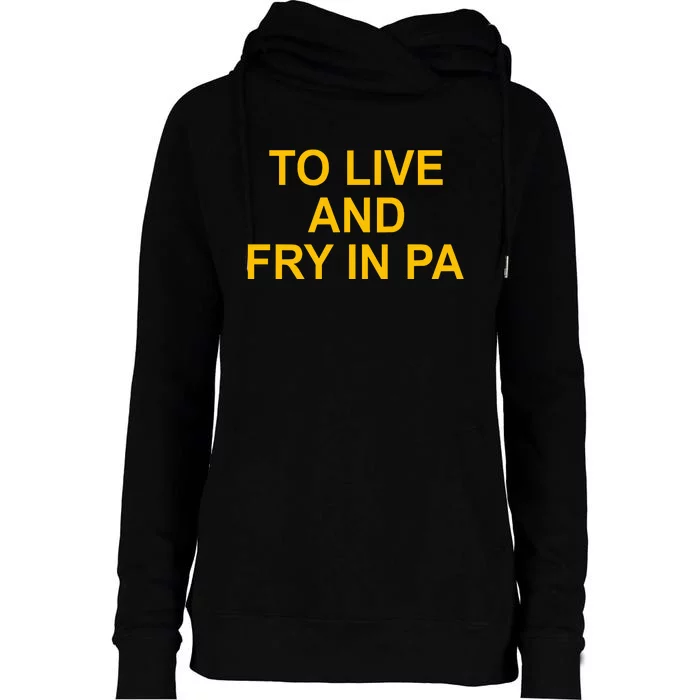 Aaron Donald To Live And Fry In Pa Womens Funnel Neck Pullover Hood