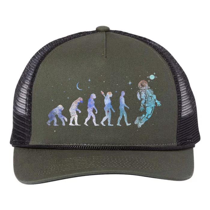 Astronaut Dunking The Moon Funny Graphic Gift Retro Rope Trucker Hat Cap