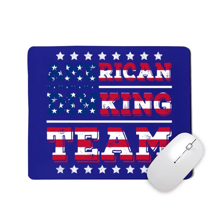 American Dinking Team Dink Pickleball Lovers Us Flag Gift Mousepad