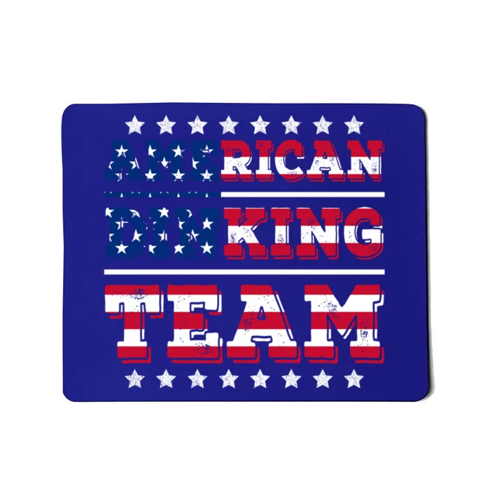 American Dinking Team Dink Pickleball Lovers Us Flag Gift Mousepad