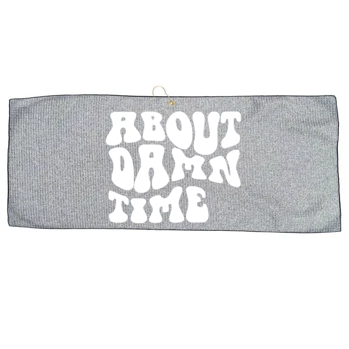 About Damn Time Apparel Large Microfiber Waffle Golf Towel