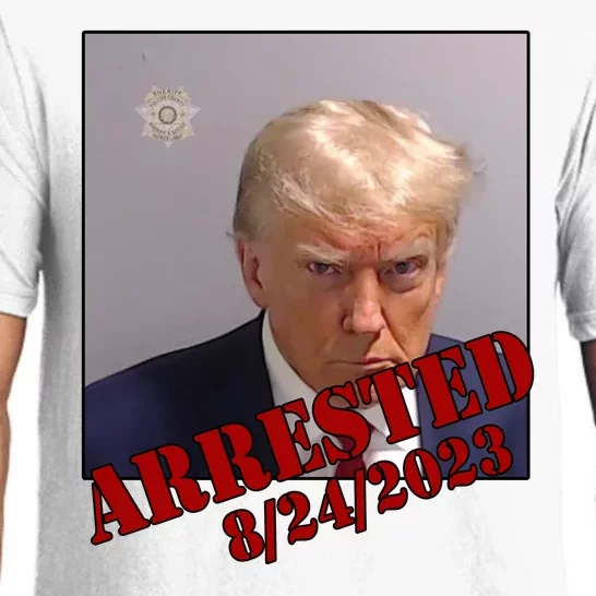 Arrested Donald Trump Mugshot Pajama Set