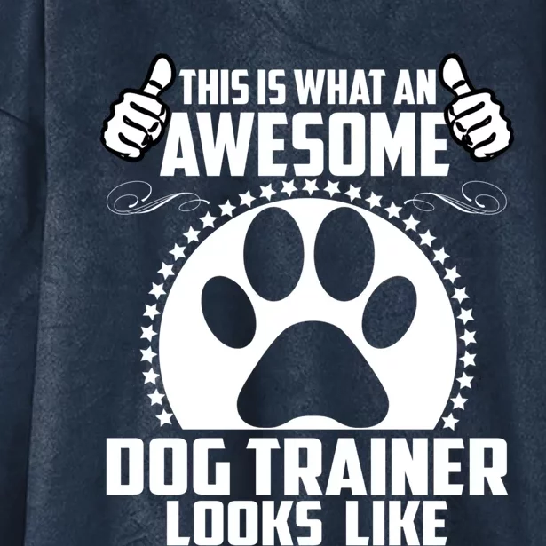 Awesome Dog Trainer Tee I Make Sit Happen Cute Dog Trainer Cute Gift Hooded Wearable Blanket