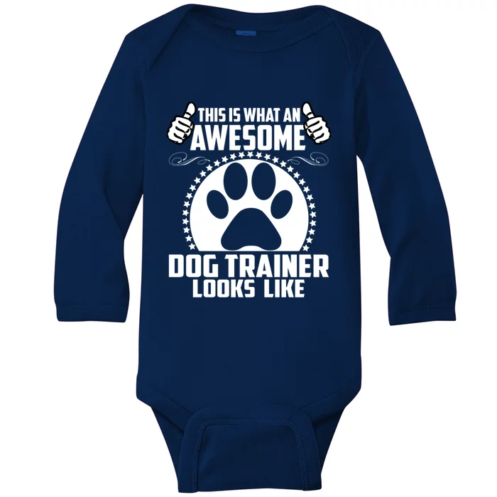 Awesome Dog Trainer Tee I Make Sit Happen Cute Dog Trainer Cute Gift Baby Long Sleeve Bodysuit