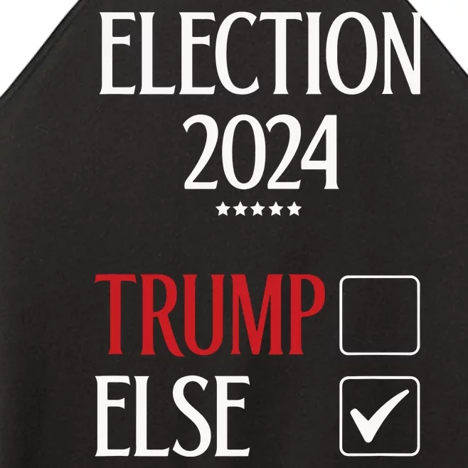 Anti Donald Trump Anyone But Trump 2024 Biden Women’s Perfect Tri Rocker Tank