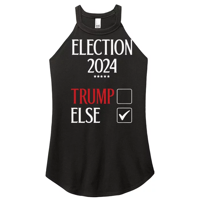 Anti Donald Trump Anyone But Trump 2024 Biden Women’s Perfect Tri Rocker Tank