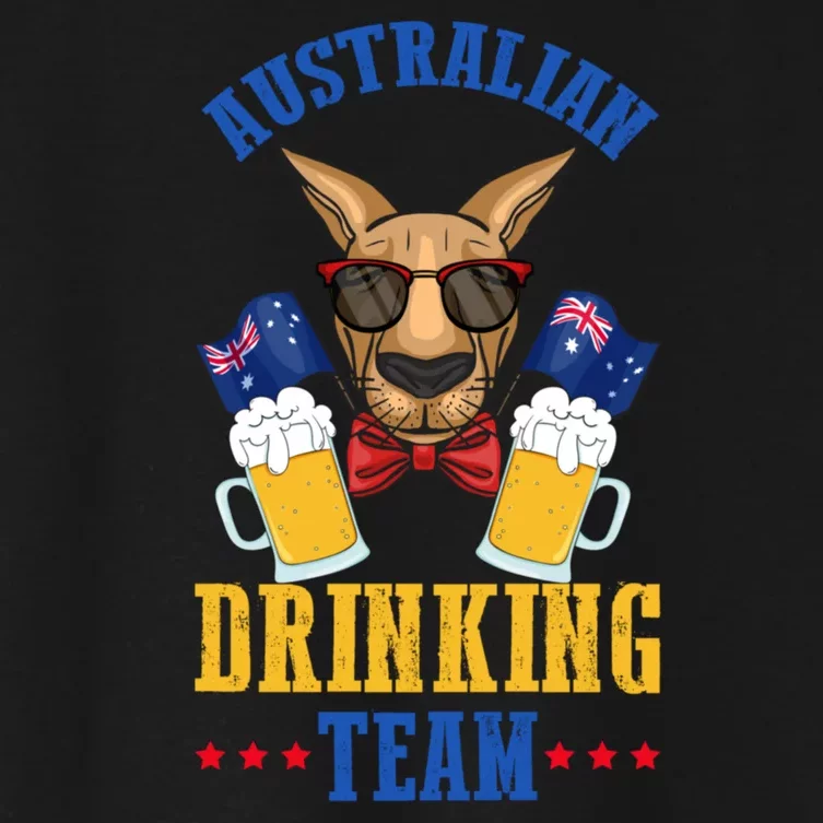 Australian Drinking Team Women's Crop Top Tee