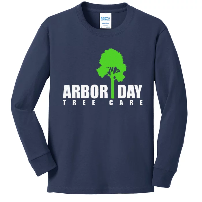 Arbor Day Tree Care For A Happy Arbor Day Gift Kids Long Sleeve Shirt