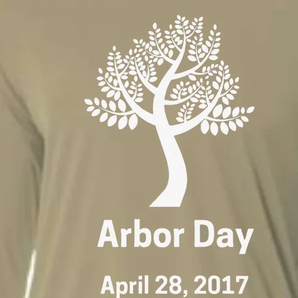 Arbor Day Tree Funny Cooling Performance Long Sleeve Crew