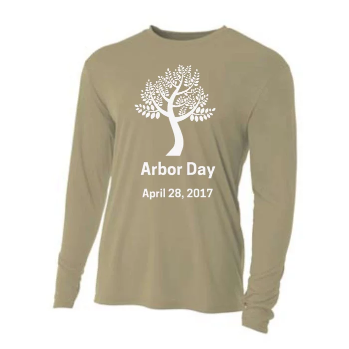 Arbor Day Tree Funny Cooling Performance Long Sleeve Crew