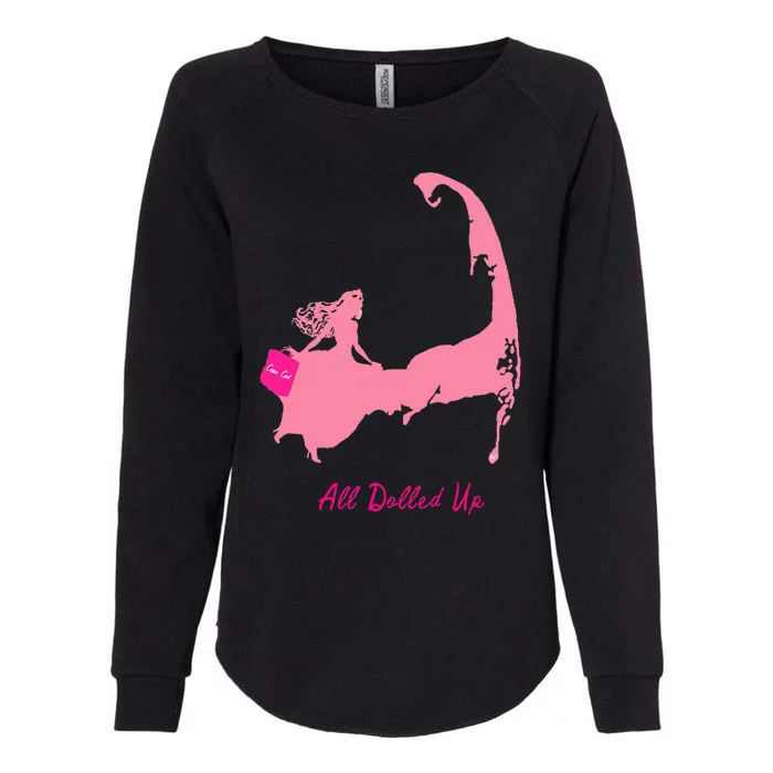 All Dolled Up Cape Cod Womens California Wash Sweatshirt