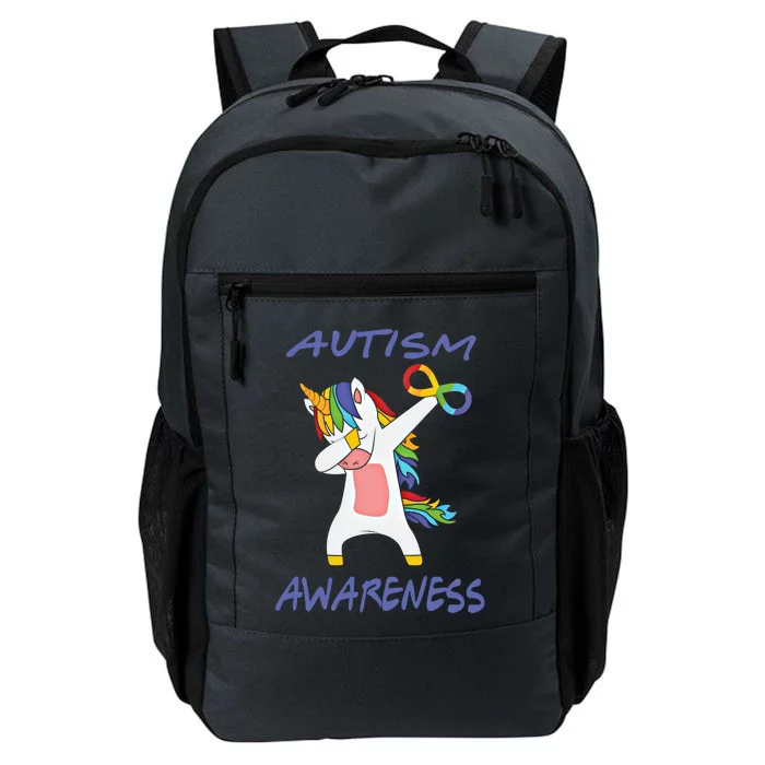 Autism Dabbing Unicorn Infinity Awareness Purple Gift Daily Commute Backpack