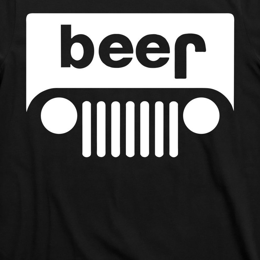 Adult Beer Funny Upside Down Logo T-Shirt | TeeShirtPalace
