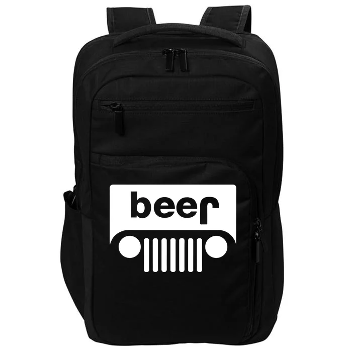 Adult Beer Funny Upside Down Logo Impact Tech Backpack