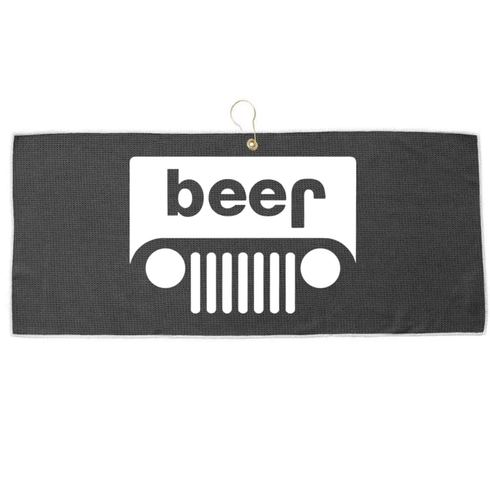 Adult Beer Funny Upside Down Logo Large Microfiber Waffle Golf Towel