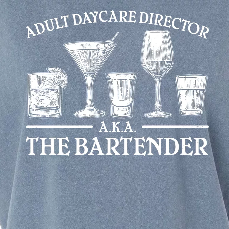 Adult Daycare Director AKA The Bartender Garment-Dyed Women's Muscle Tee