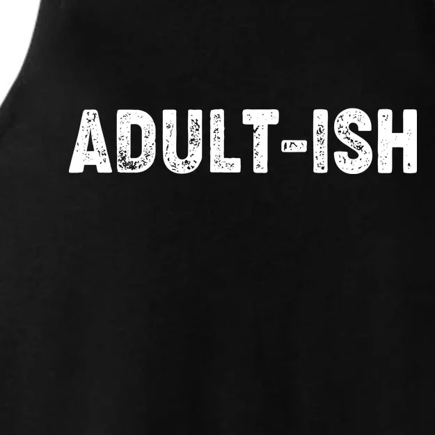 Adult-ish Ladies Tri-Blend Wicking Tank