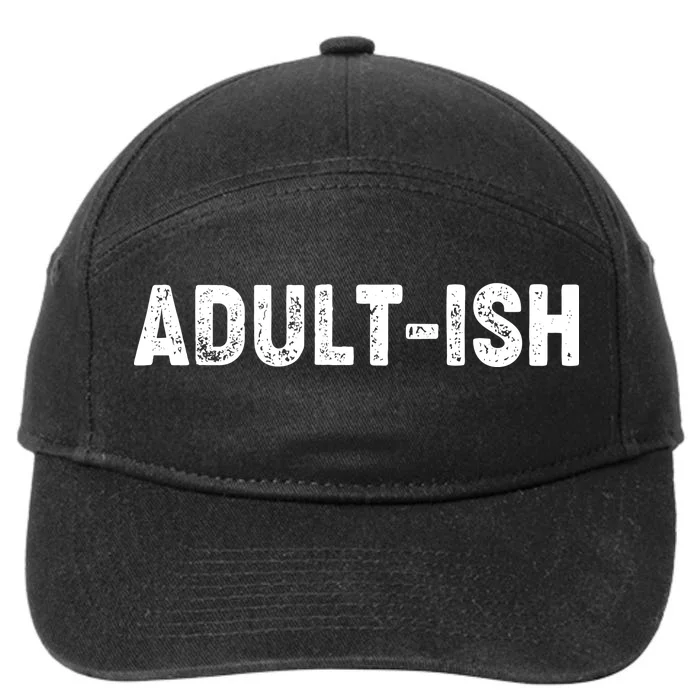 Adult-ish 7-Panel Snapback Hat