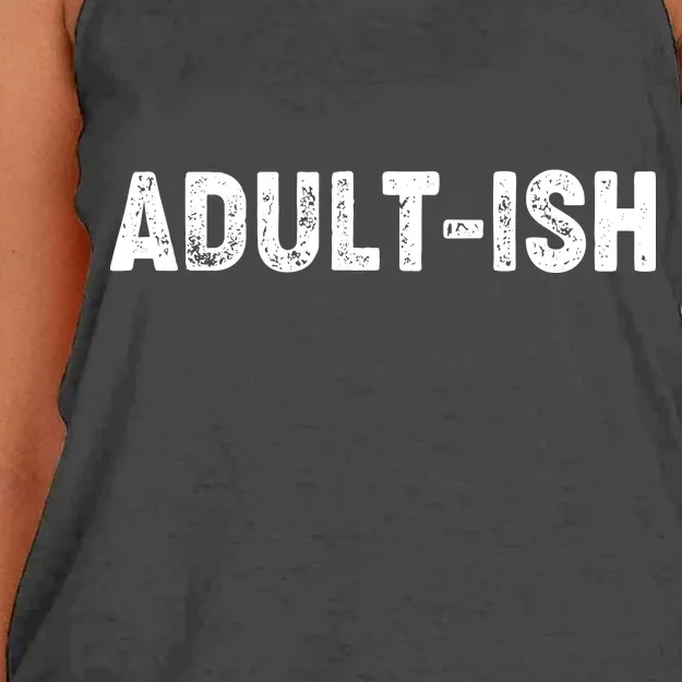 Adult-ish Women's Knotted Racerback Tank