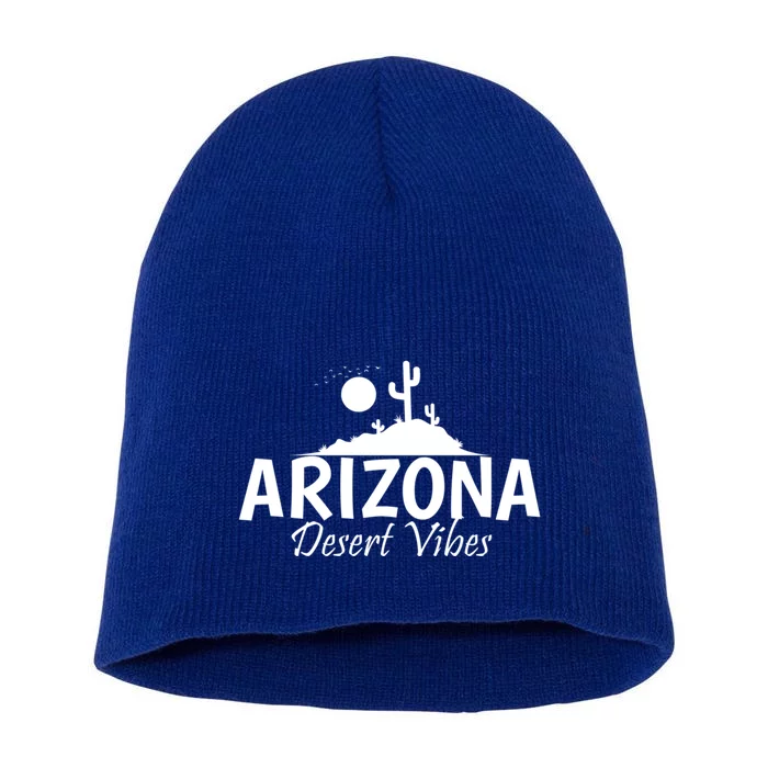 Arizona Desert Vibes Usa America Gift Short Acrylic Beanie