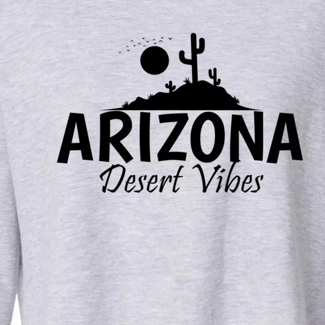 Arizona Desert Vibes Usa America Gift Cropped Pullover Crew