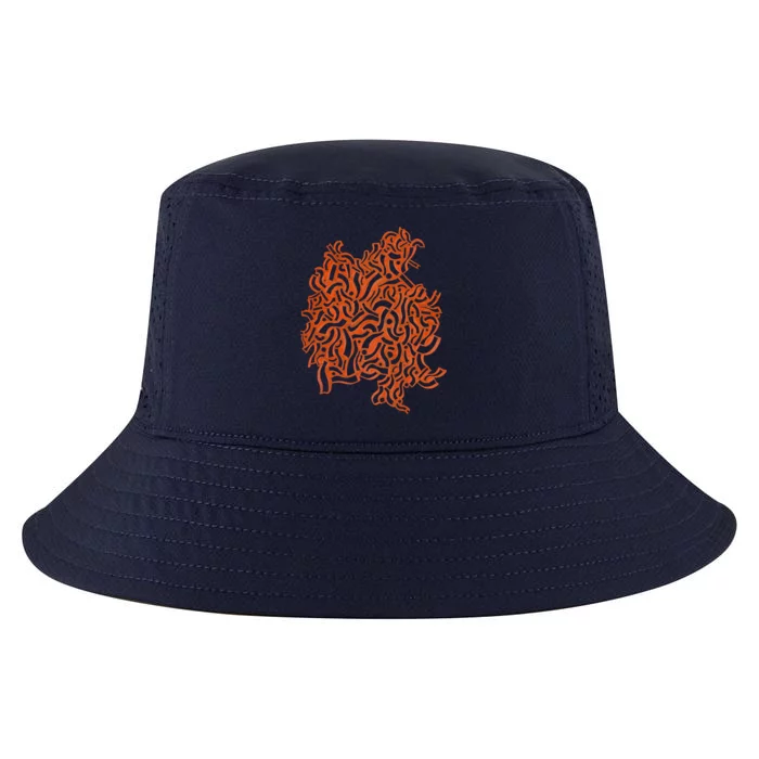 Abstract Dub Wub Cool Comfort Performance Bucket Hat