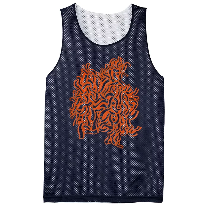 Abstract Dub Wub Mesh Reversible Basketball Jersey Tank